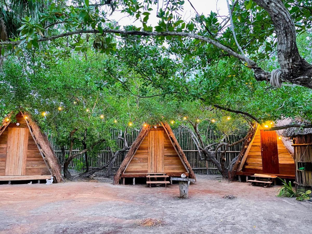 La Aldea Holbox Cabanas Y Camping Ngoại thất bức ảnh