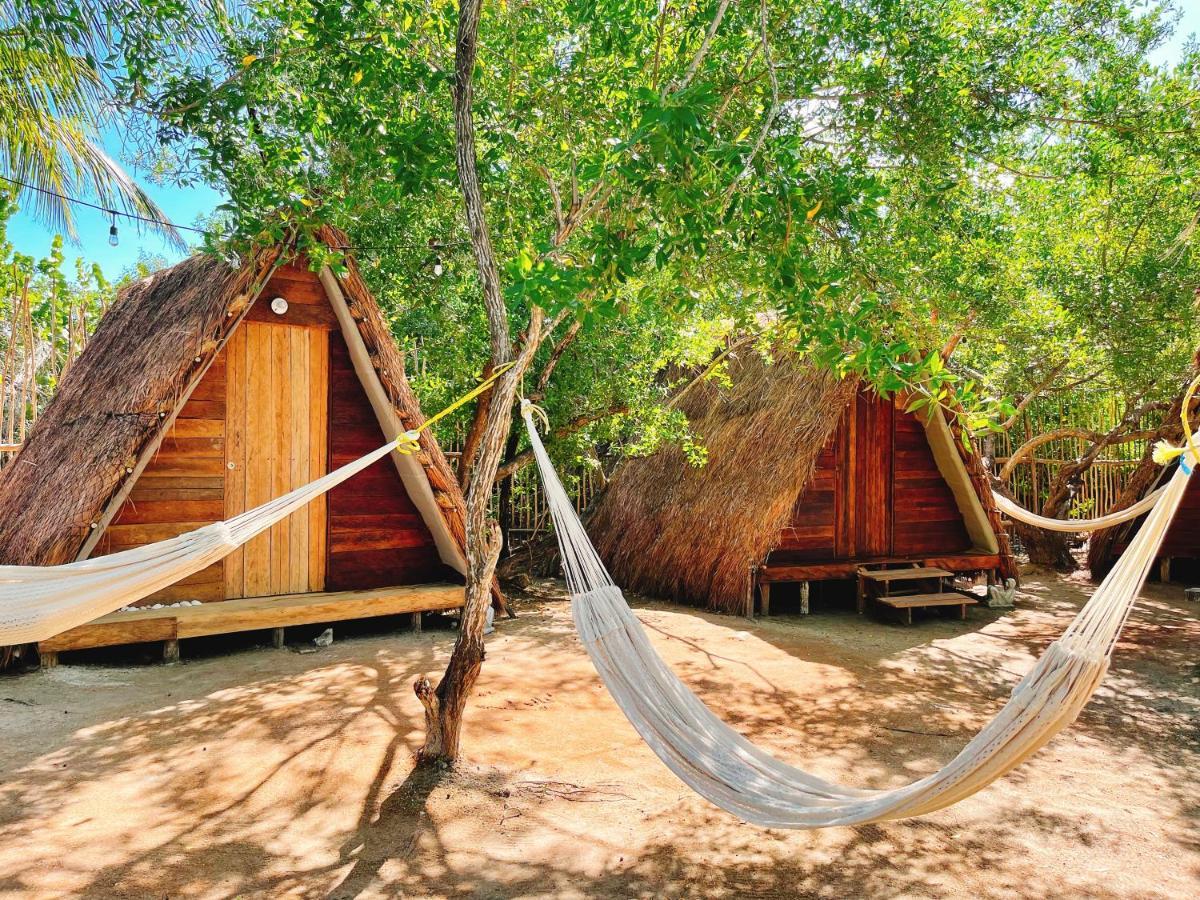 La Aldea Holbox Cabanas Y Camping Ngoại thất bức ảnh