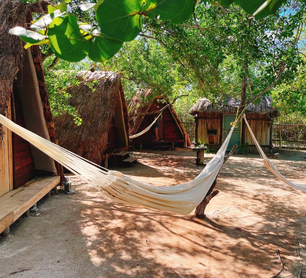 La Aldea Holbox Cabanas Y Camping Ngoại thất bức ảnh